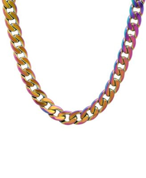 Men's Ion Plating Stainless Steel Cuban Link Necklace
