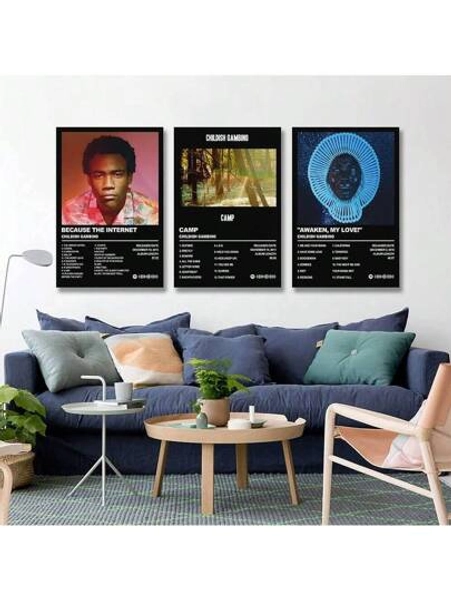 3 PCS Demarco Music Album Wall Art Canvas Poster - Aesthetic Poster Printing Decoration, 3 Pcs, Style-5