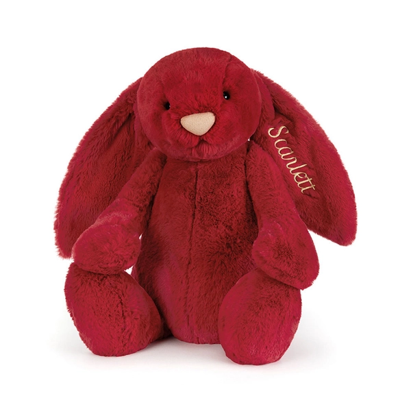 Bashful Luxe Bunny Scarlett Personnalisé (Très Grand)