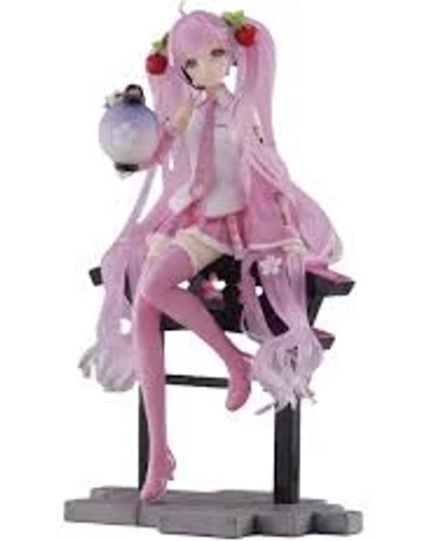 TAITO Hatsune Miku Sakura Miku AMP+ Sakura Lantern Ver. Prize Figure