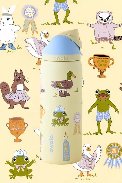 Owala UO Exclusive Party Animals FreeSip® 0.9L / 32oz Water Bottle