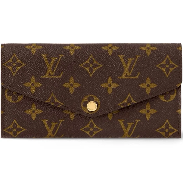 LOUIS VUITTON Sarah Wallet Rose Ballerine Monogram