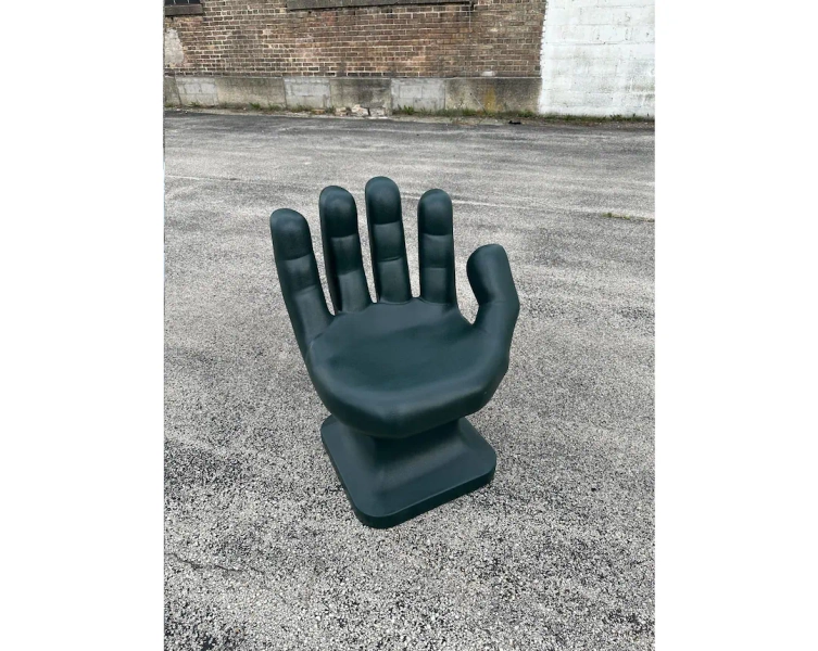 Dark Green RIGHT Hand Shaped Chair 32" Tall Adult Size 70's Retro EAMES Icarly NEW - Etsy