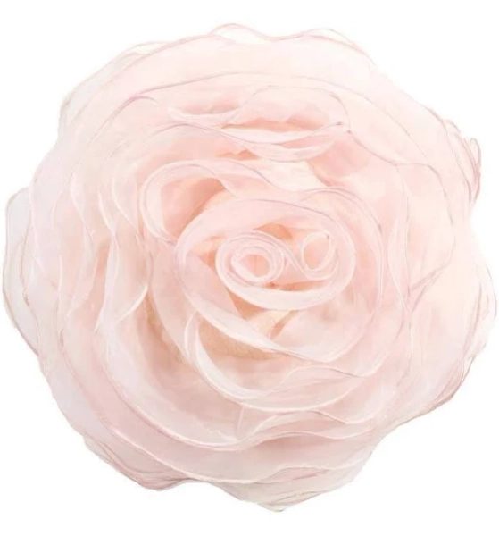 Lush Decor Ruffle Layer Flower Decorative Pillow