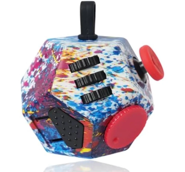 Uooefun Mini Fidget Toys, Colorful Idea Fidget Dodecagon Toys for Adults and Children Help Relief Stress,Anxiety,Adhd,Au