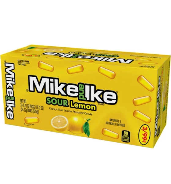 Mike and Ike Sour Lemon