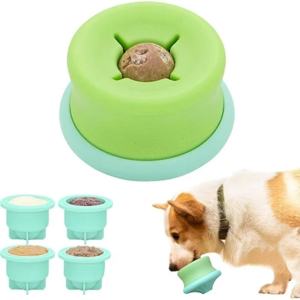 Dog Puzzle Toys, Interactive Dog Toys to Keep Them Busy,Detachable Dog Enrichment Toys Easy to Clean, Dog Toys for Medium Dogs, Green