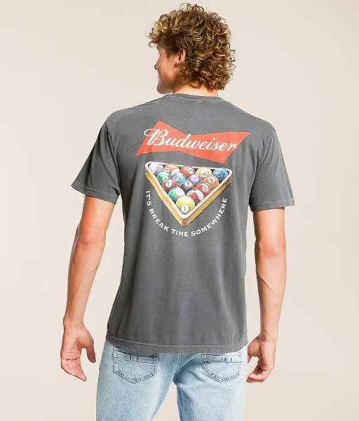 Small Pepper Budweiser Break Time T-Shirt