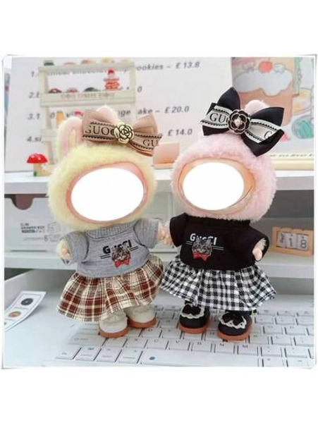 1st Generation & 2nd Generation LABUBU 17cm Vinyl Doll Outfit, Lovely & Elegant Dress For LABUBU Doll
