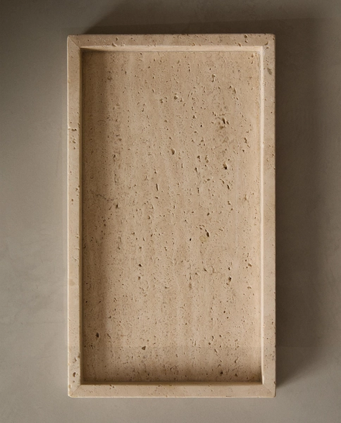 BEIGE MARBLE BATHROOM TRAY | Zara Home Worldwide