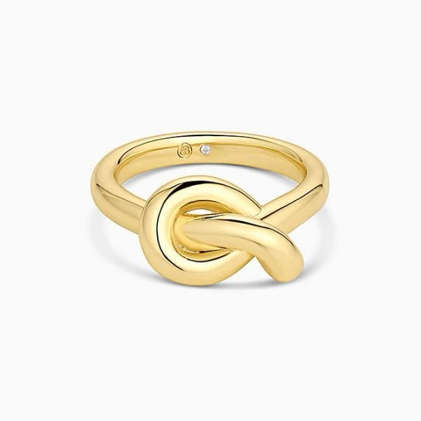 Gorjana Women's 18K Gold Infinity Knot Ring