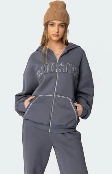 Edikted Women's Forever Appliqué Oversized Hoodie