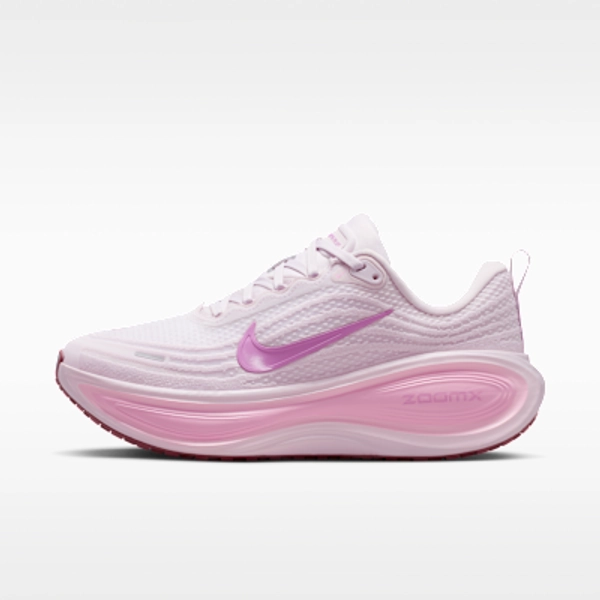 Nike Vomero Plus Women's Road Running Shoes - Bleached Lilac/Pink Rise/Pink Foam/Light Magenta - Size 6.5