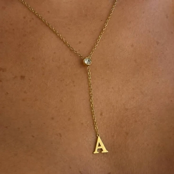 Collier Lover Letter Lariat