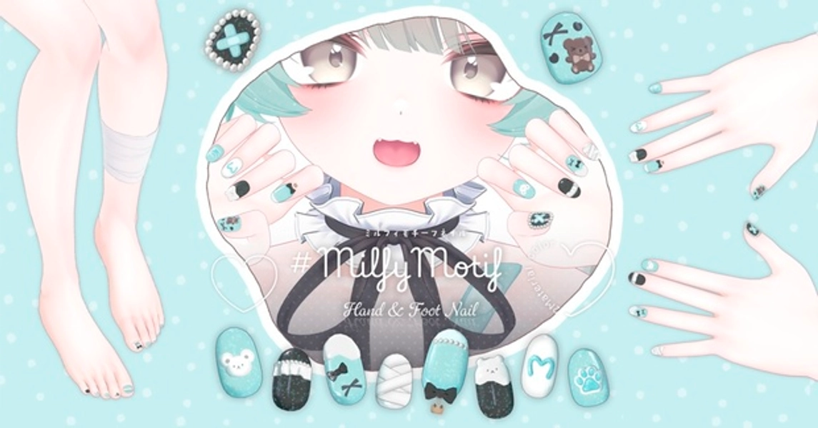 Milfyモチーフ Hand & Foot Nail ❤︎ MA対応【ミルフィ専用】