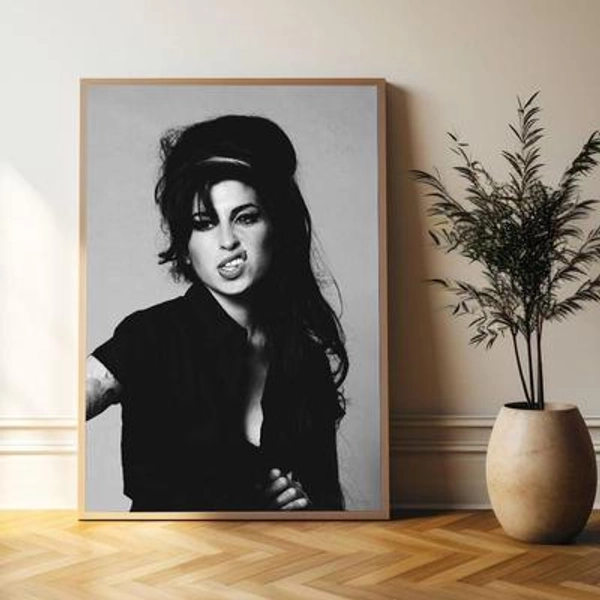 Amy Winehouse Poster - Music Poster, Vintage Poster Art, Amy Winehouse Print Art for him for her