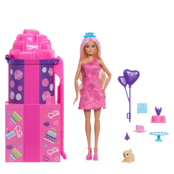 Barbie Rise & Surprise Pet Birthday Series Doll & Accessories with Slide & Surprises - Walmart.com
