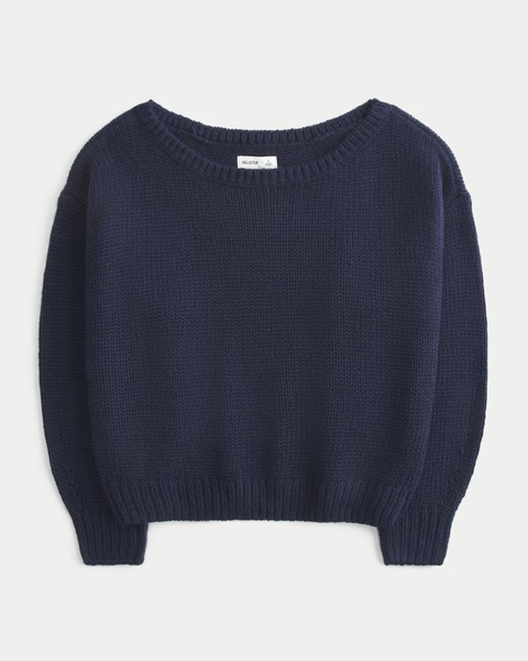 Slouchy Off-the-Shoulder Sweater