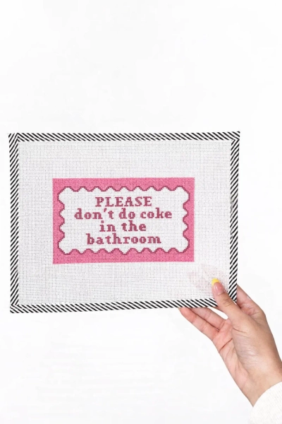 painted needlepoint canvas