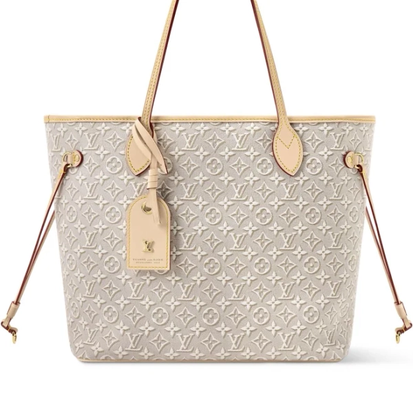 LOUIS VUITTON Neverfull mm Monogram Emblème Peuplier Other Monogram Canvas
