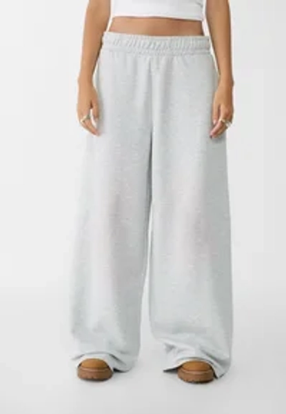 WIDE-WITH TRIM DETAIL  - Trainingsbroek - grey