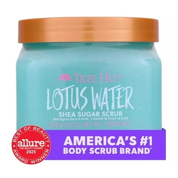 Naterra International Inc. Tree Hut Lotus Water Shea Sugar Body Scrub  18 oz