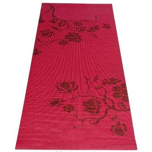 Tone Fitness Floral Yoga Mat - Red(5mm)