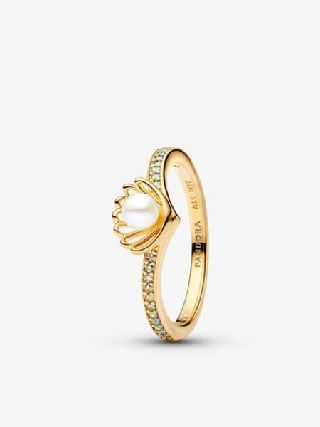 Disney Princess Ariel Shell Treated Freshwater Cultured Pearl Ring