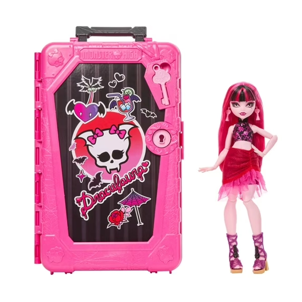 Monster High Skulltimate Secrets Gore-geous Oasis Playset, Draculaura Doll and Accessories