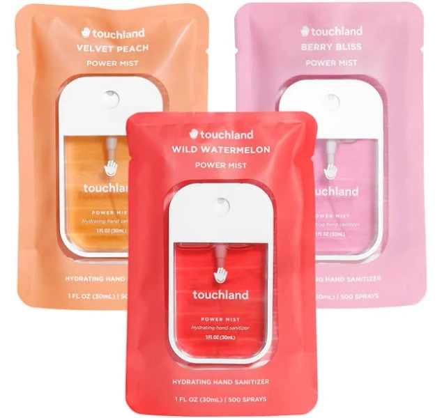 Touchland Power Mist Hydrating Hand Sanitizer Juicy 3-Pack