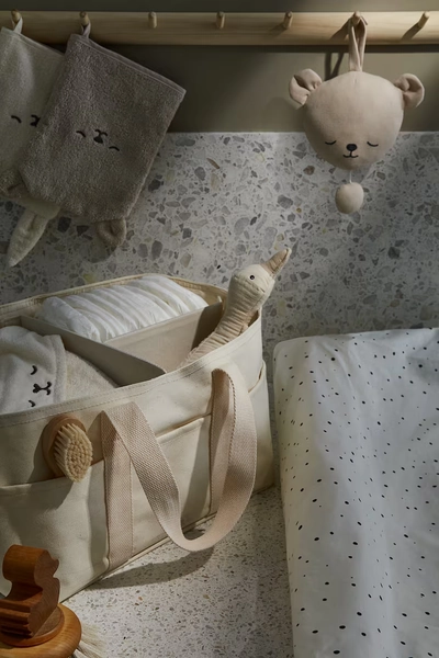 Wickeltasche aus Baumwollcanvas
