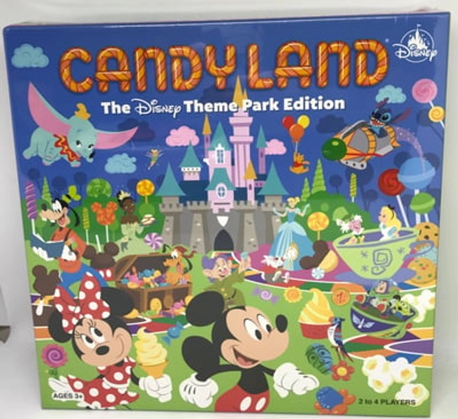 Disney Candy Land Theme Park Edition Mickey Mouse Board Games, PVC