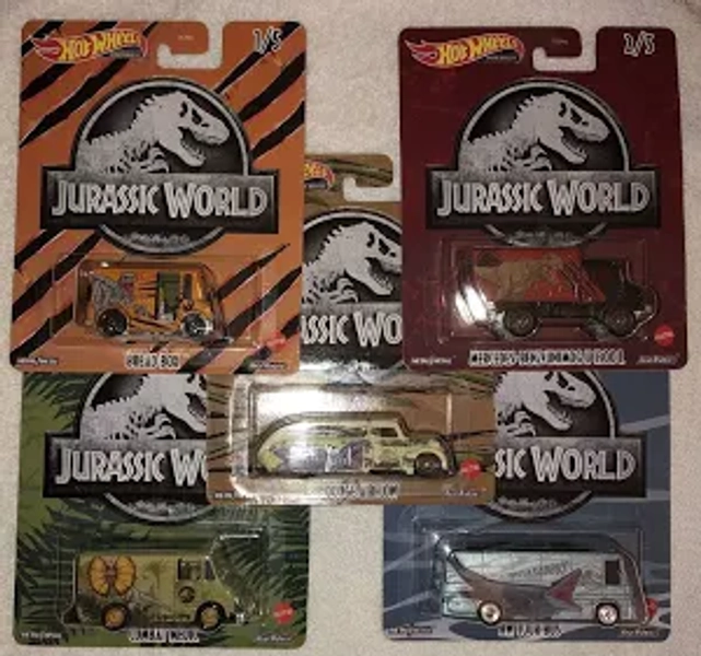 Jurassic World Hot Wheels Premium Bread Box Die Cast Car #1/5