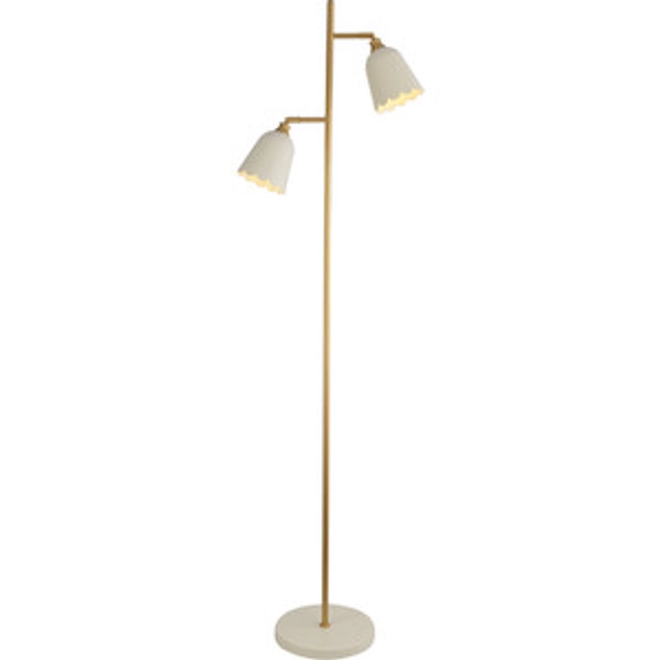 Scalloped Floor Lamp