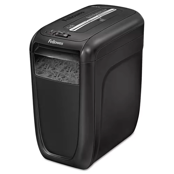 Fellowes - 4606001 Powershred 60CS Cross-Cut Shredder with 10-Sheet Capacity - Black