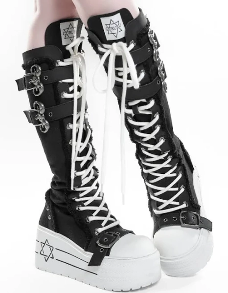 Punk Platform Knee-High Boots