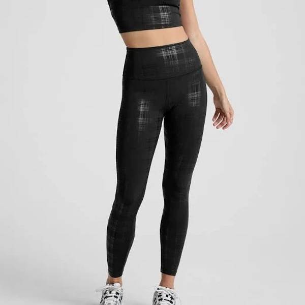 Beyond Yoga Women's High Waisted Plaid Midi Leggings