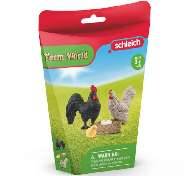 Schleich Farm World Farm Family Clucking Collectibles