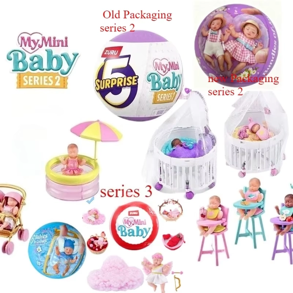 New Surprise Doll ZURU  My Mini Baby Surprise 1st Gen   Series 2  3rd Generation   Series 4 Ball   Holiday Gift