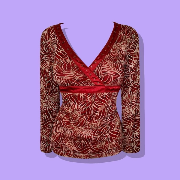 ★ Y2K maximalist paisley wrap blouse ★

emma james...