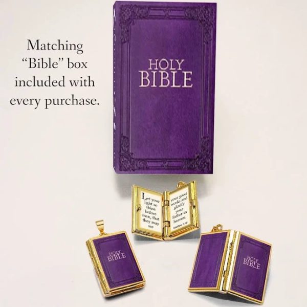 24kt Gold Filled Matthew 5:16 Jesus' Words Pendant Necklace