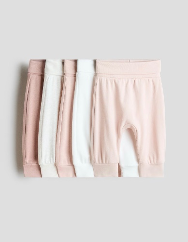 5ER-PACK HOSEN MIT UMSCHLAGBUND