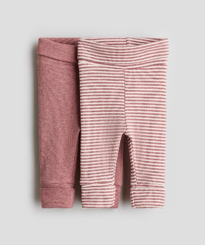 2ER-PACK LEGGINGS ZUM MITWACHSEN 