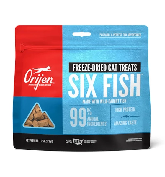 Orijen Six Fish Freeze-Dried Cat Treats