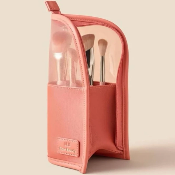 Beis Rare Beauty X Makeup Brush Pouch In Worth - New Women | Color: Orange/Yellow
