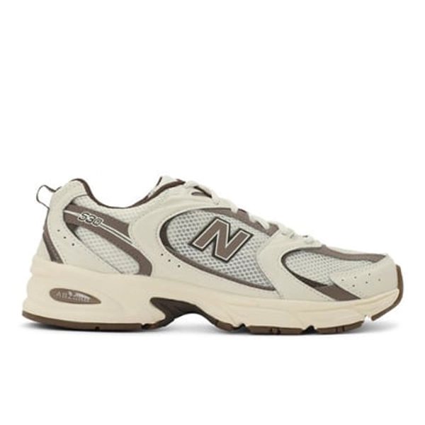 New Balance Unisex 530 Sneakers - Grey/Beige/Brown (Size 10)