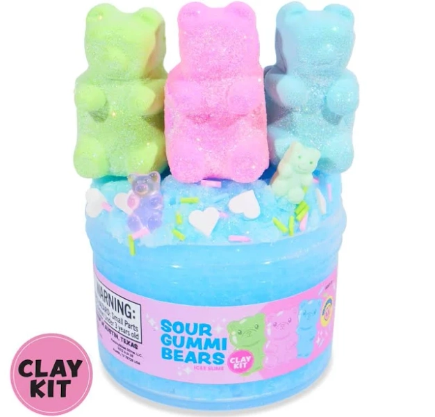 Peachybbies Sour Gummi Bears Clay Kit