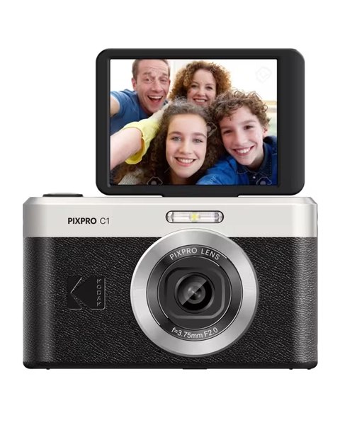 Kodak PixPro C1 Digital Compact Camera - Black - Black - One Size