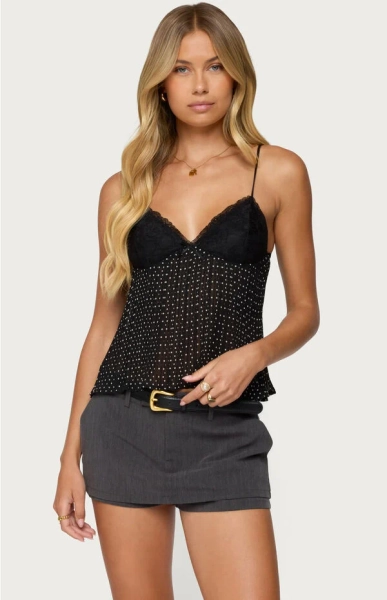 Rhian Lacey Pleated Babydoll Top