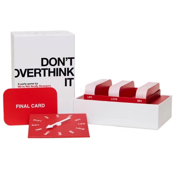 We're Not Really Strangers Don't Overthink It Card Game